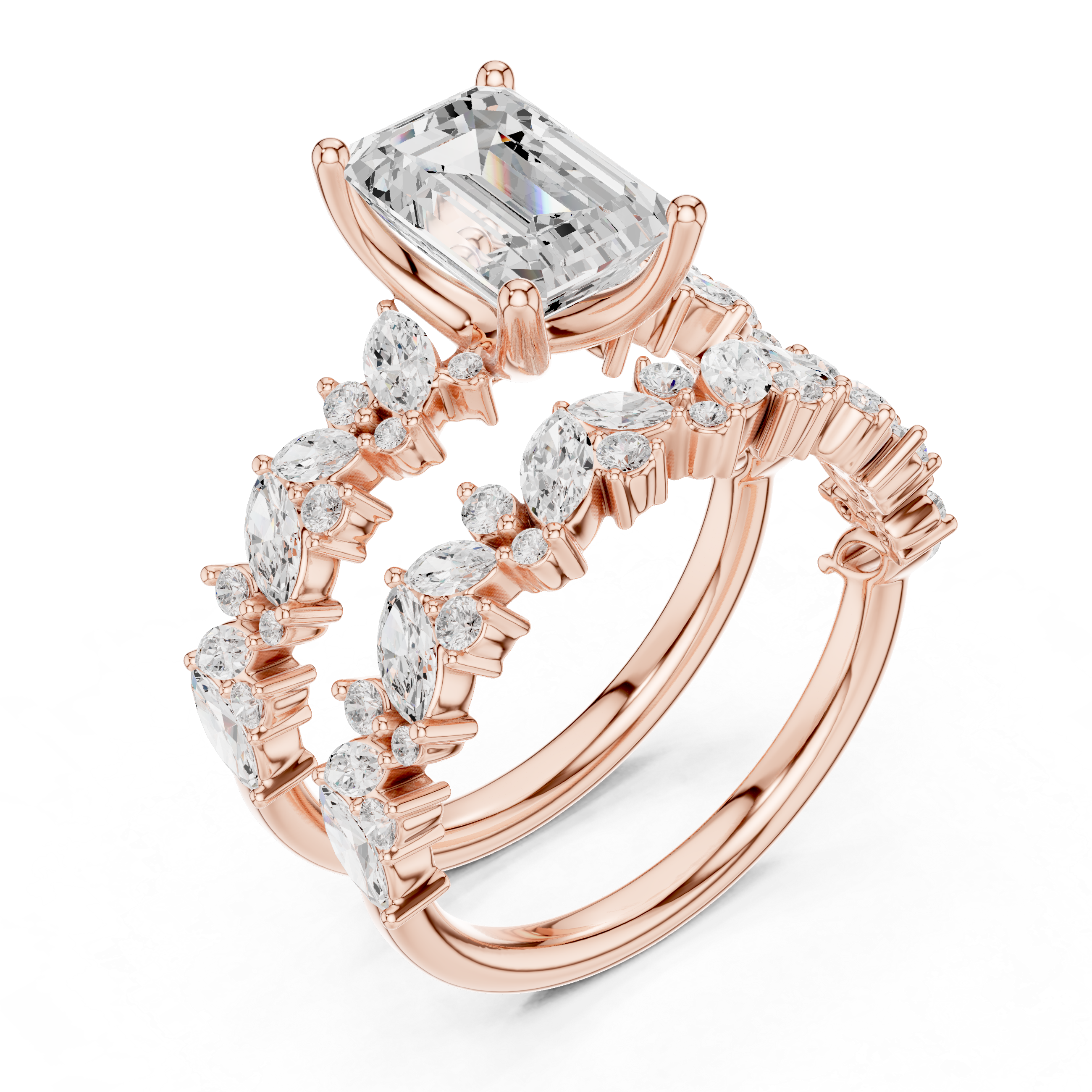 Emerald Orbit Ring DDLR-443