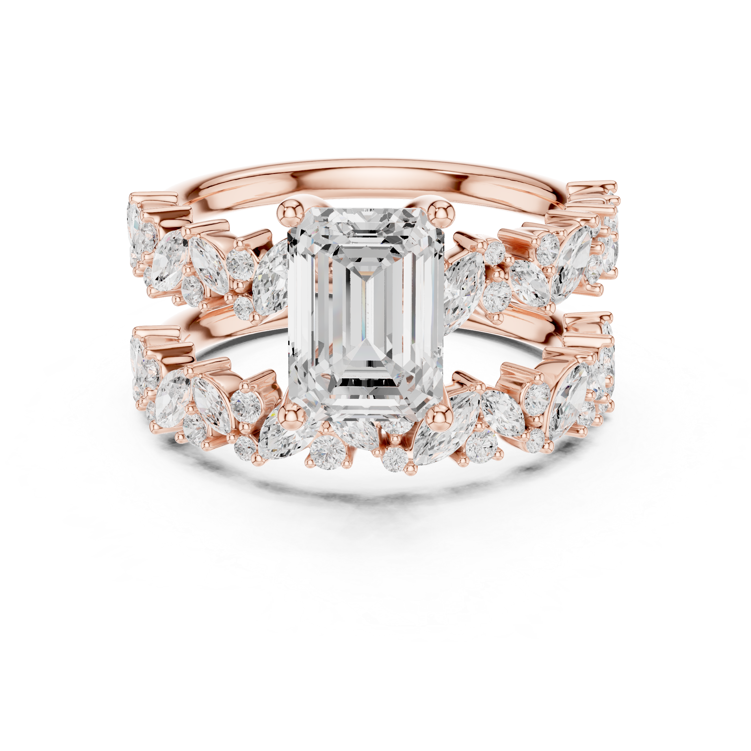 Emerald Orbit Ring DDLR-443