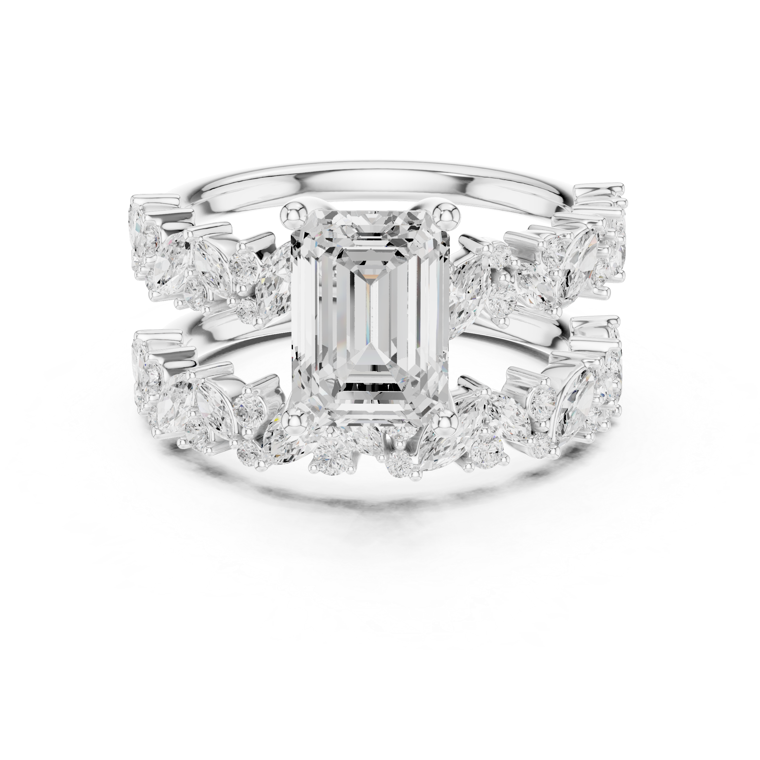 Emerald Orbit Ring DDLR-443