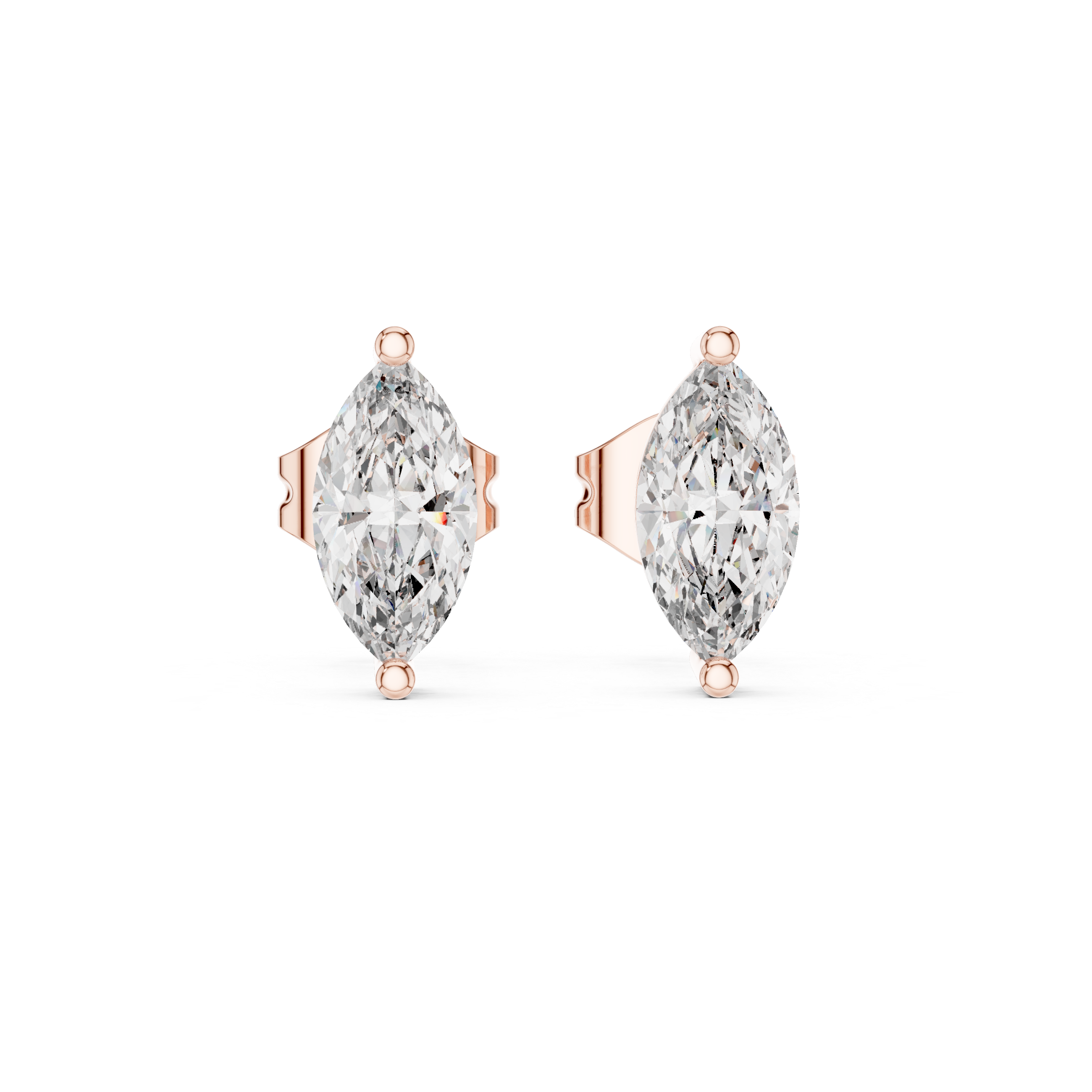 Marquise Crest Studs GER-0378
