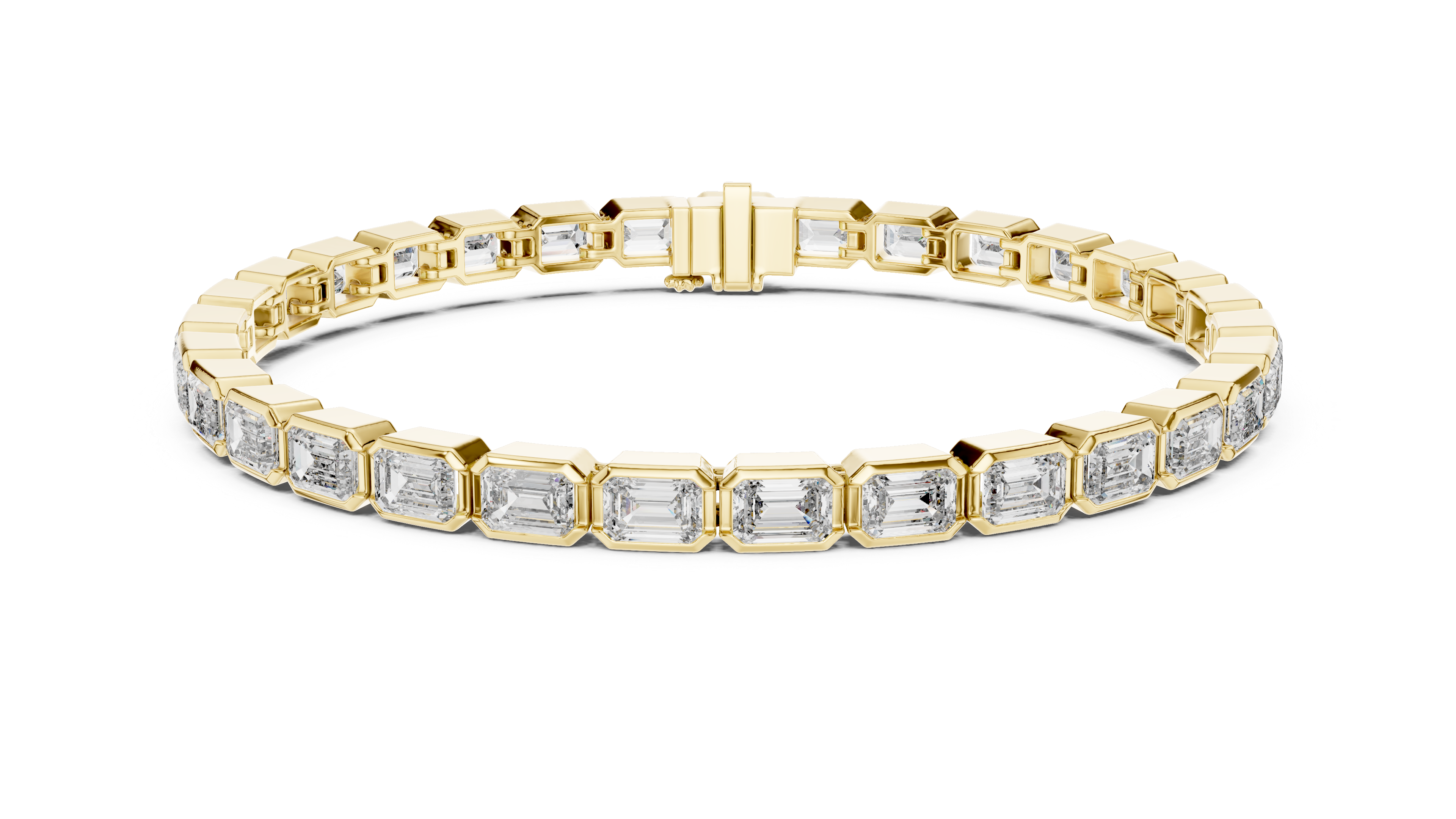 Emerald Diamond Bracelet GLBR-0002