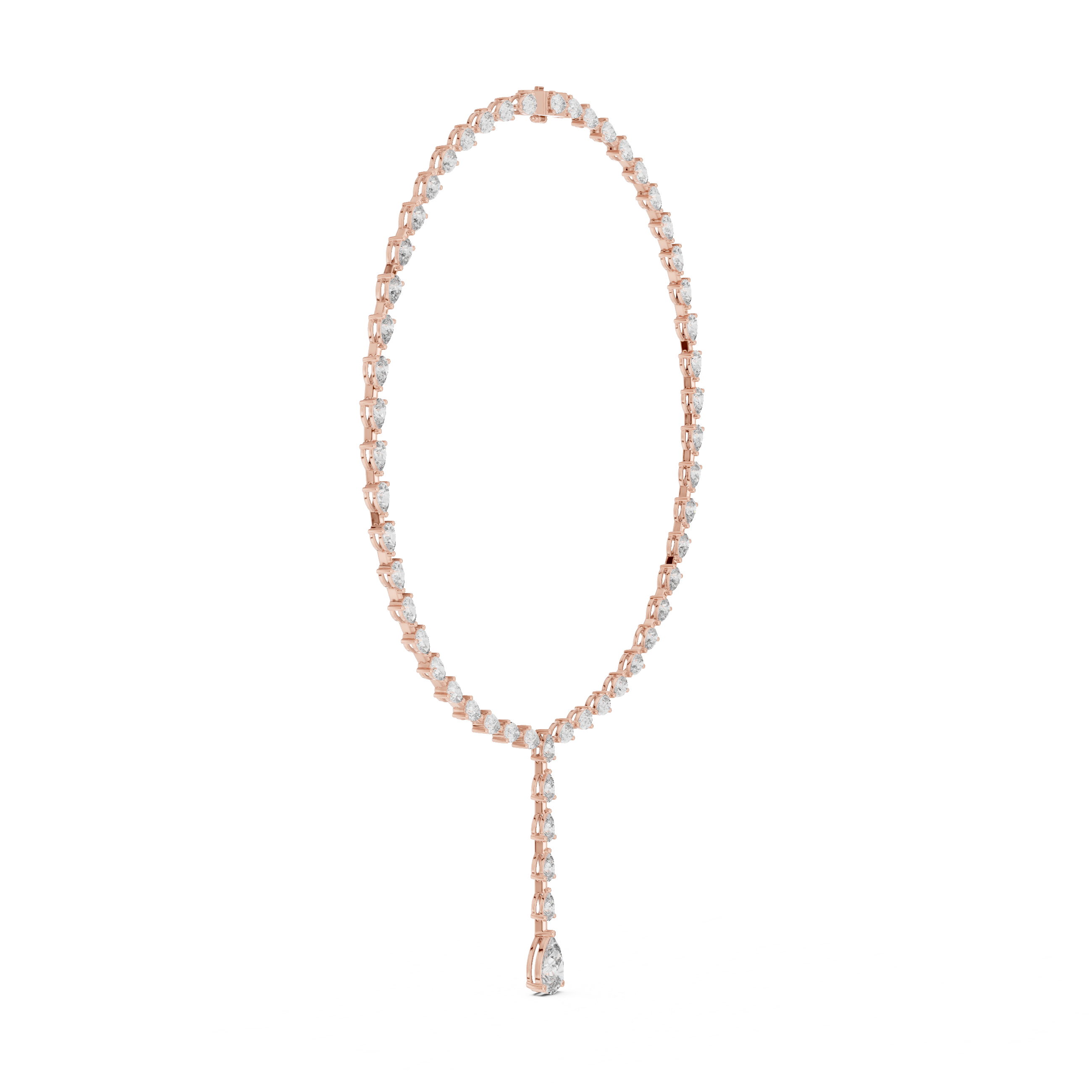 Pearline Halo Necklace GNK-0017