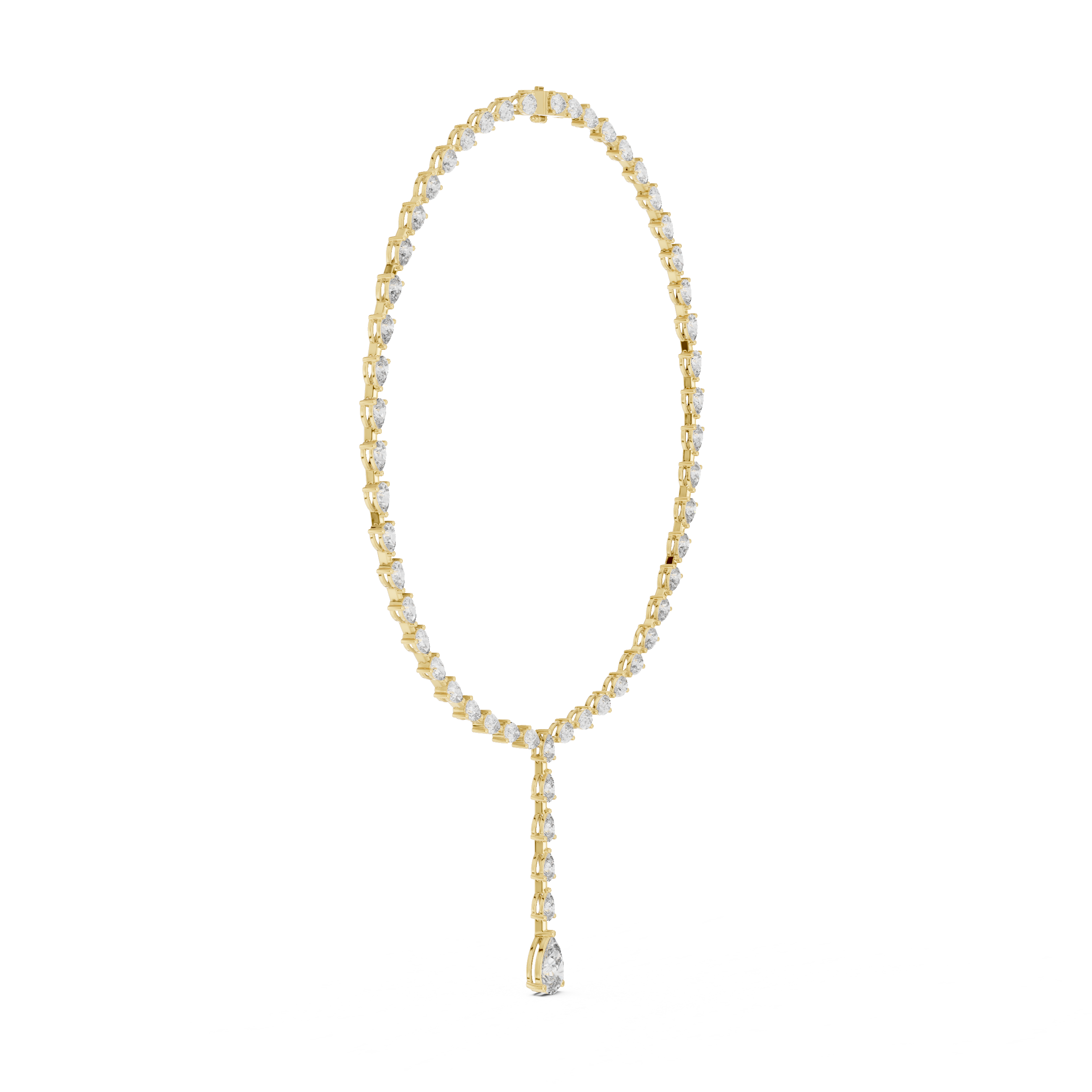 Pearline Halo Necklace GNK-0017