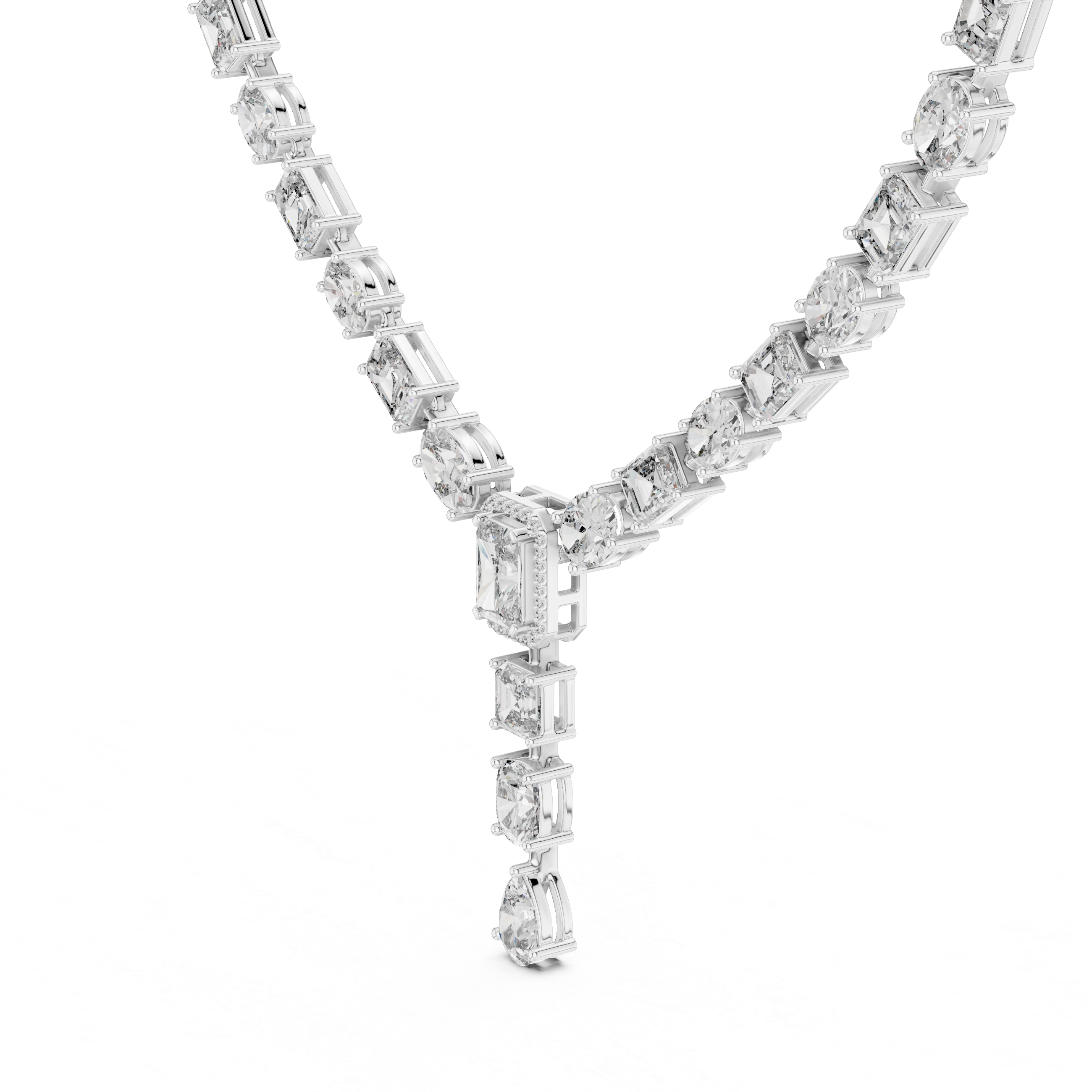 Luxe Cascade Necklace GNK-0021