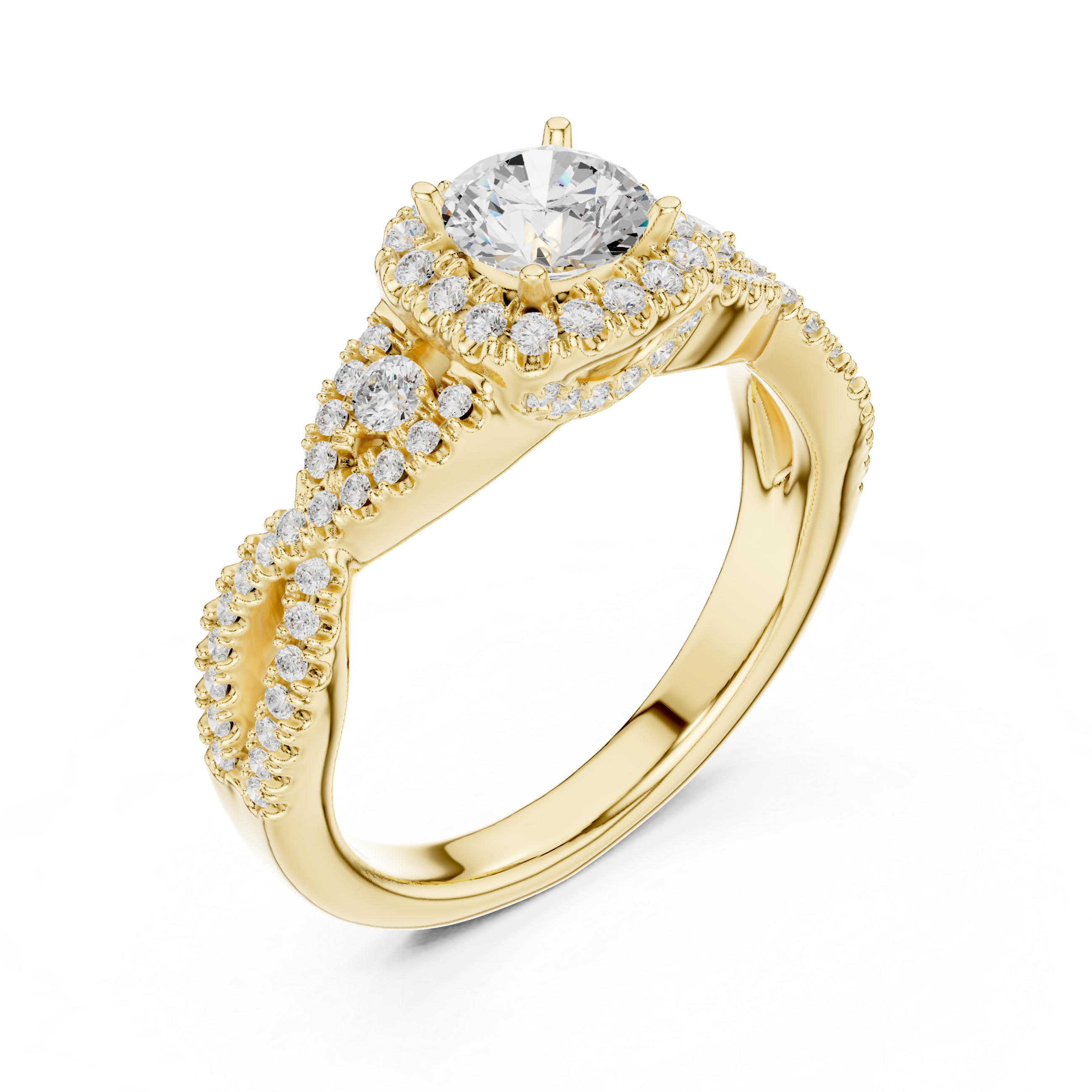 Elaria Luxe Halo Ring LR-0223