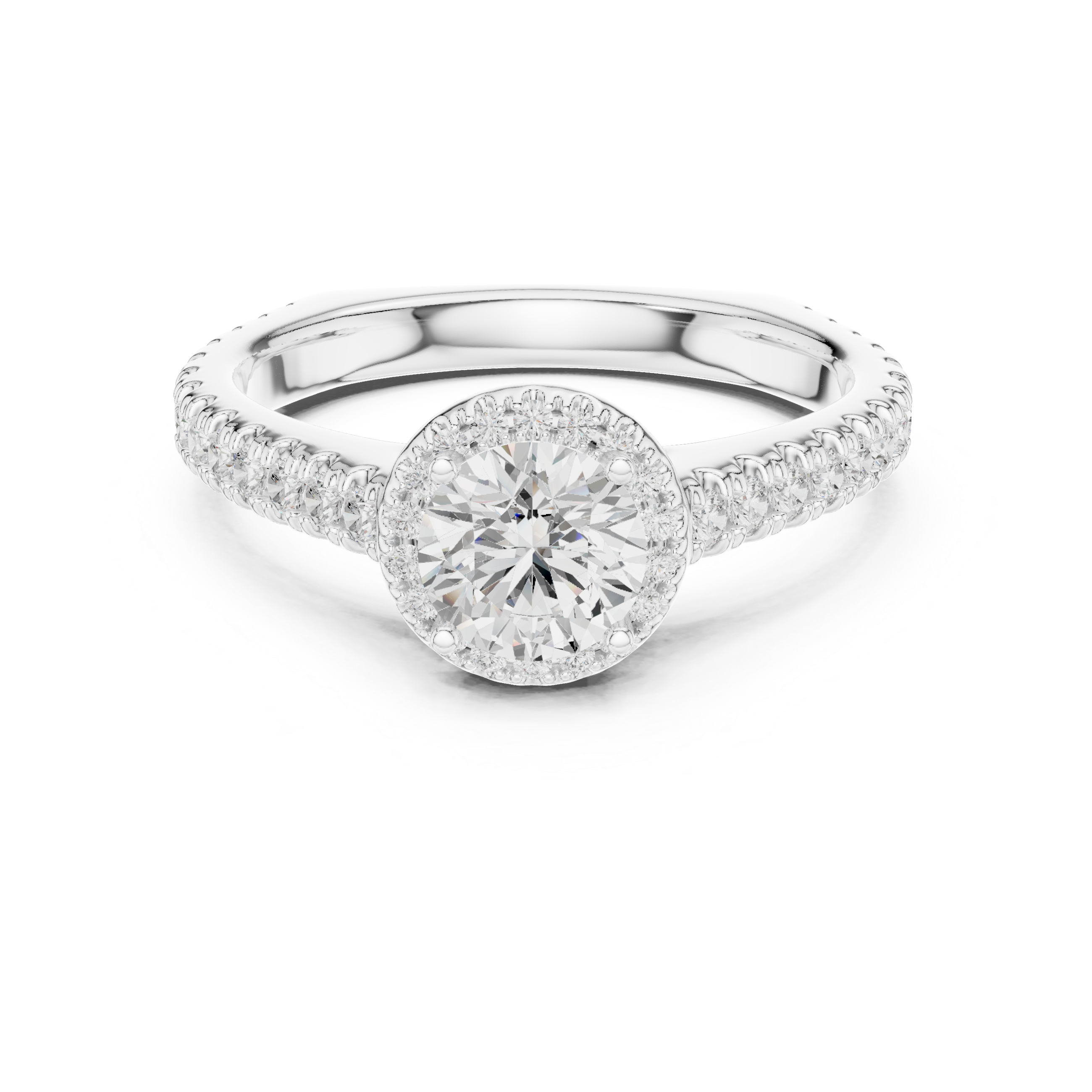 Aurelle Radiant Halo Ring LR-0225