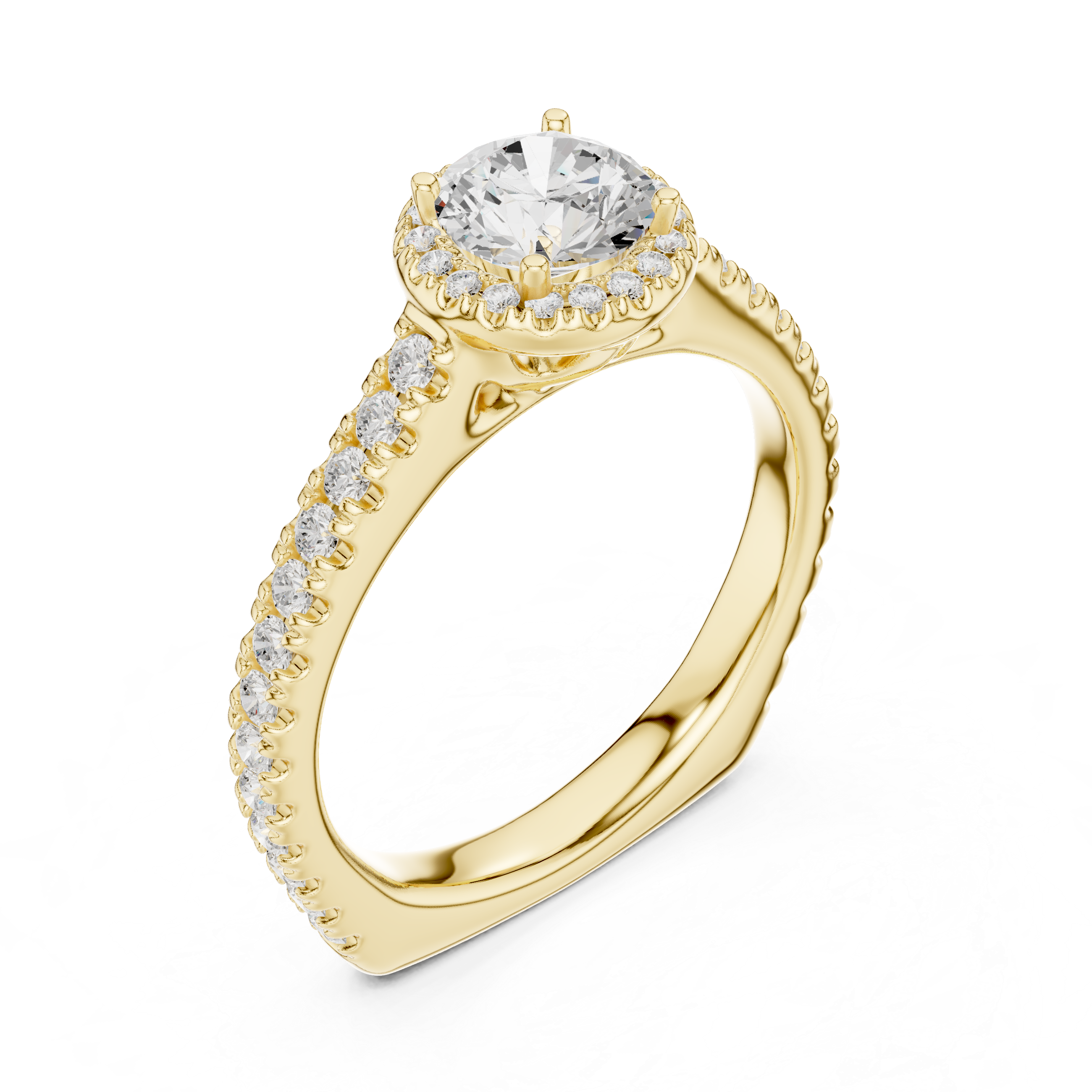 Aurelle Radiant Halo Ring LR-0225