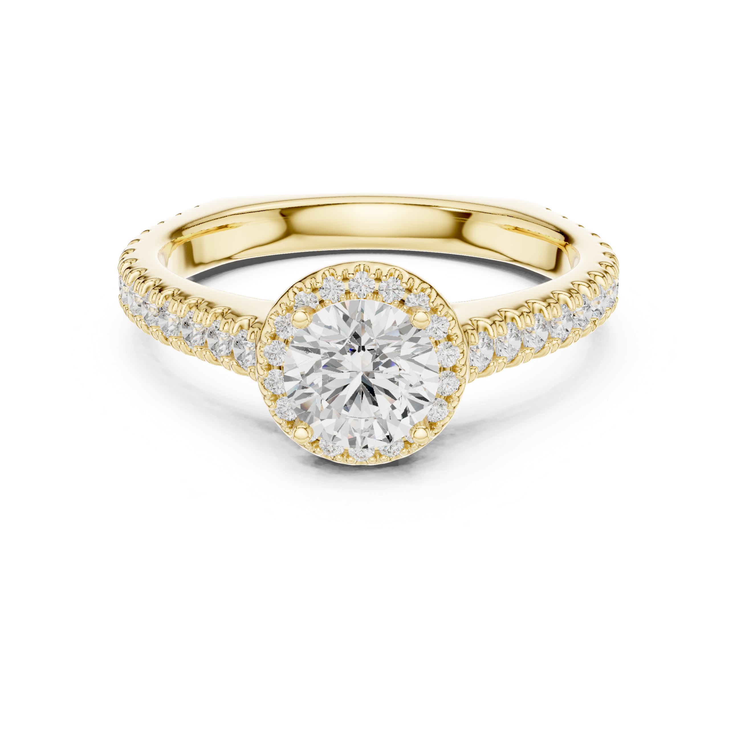 Aurelle Radiant Halo Ring LR-0225
