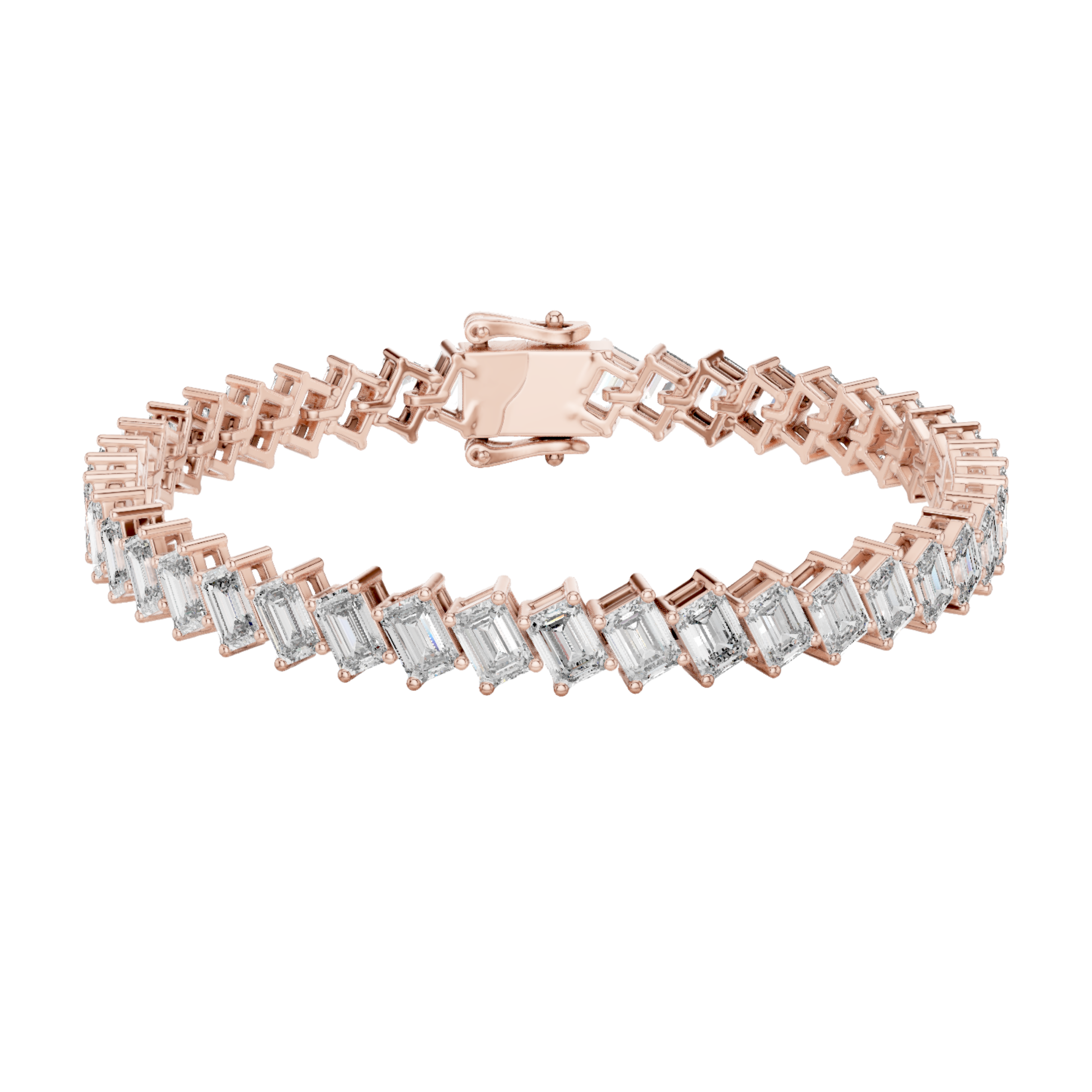 Step Cut Bracelet GLBR-0039